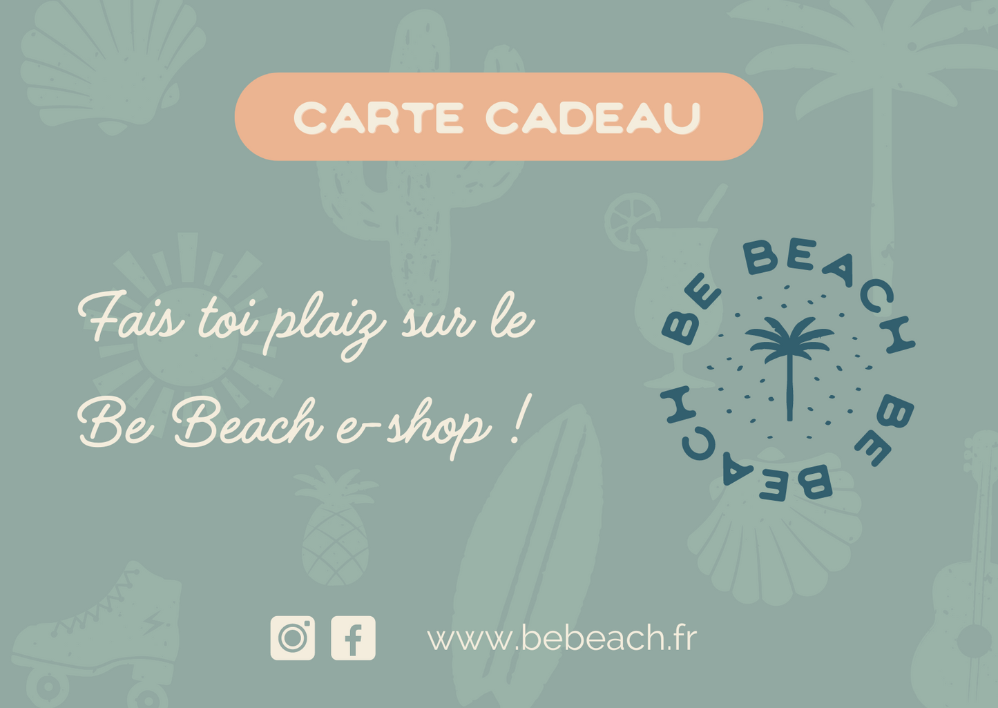 Carte cadeau Be Beach