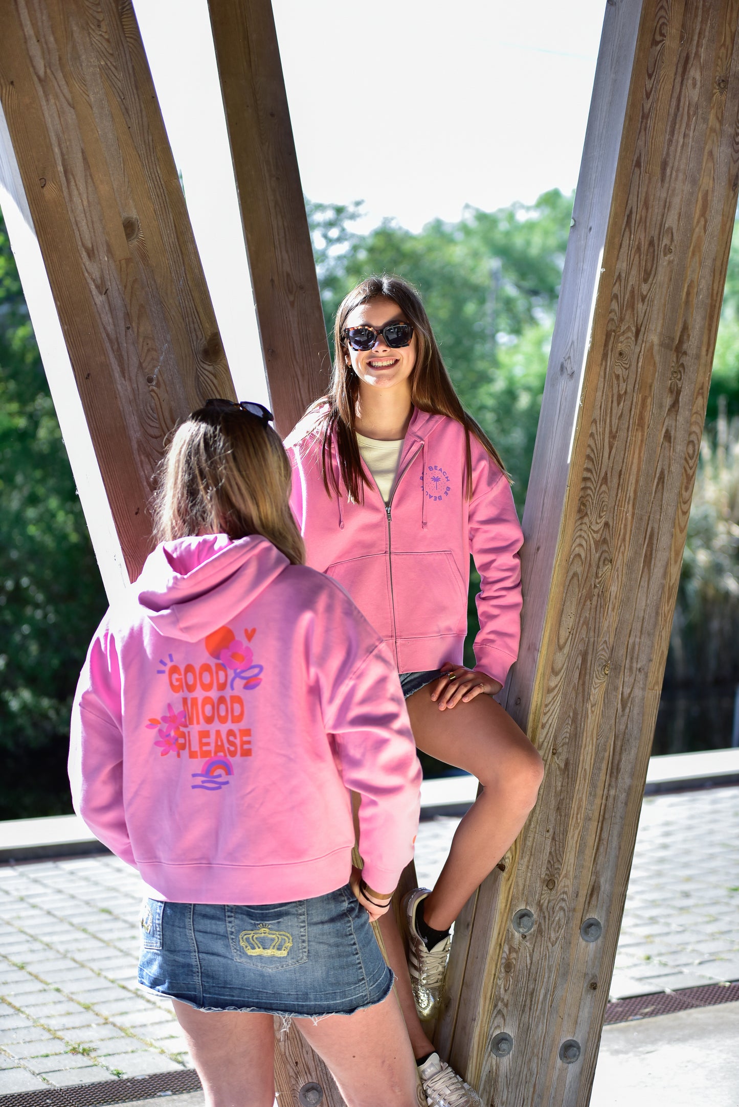 Vest zippée femme GOOD MOOD
