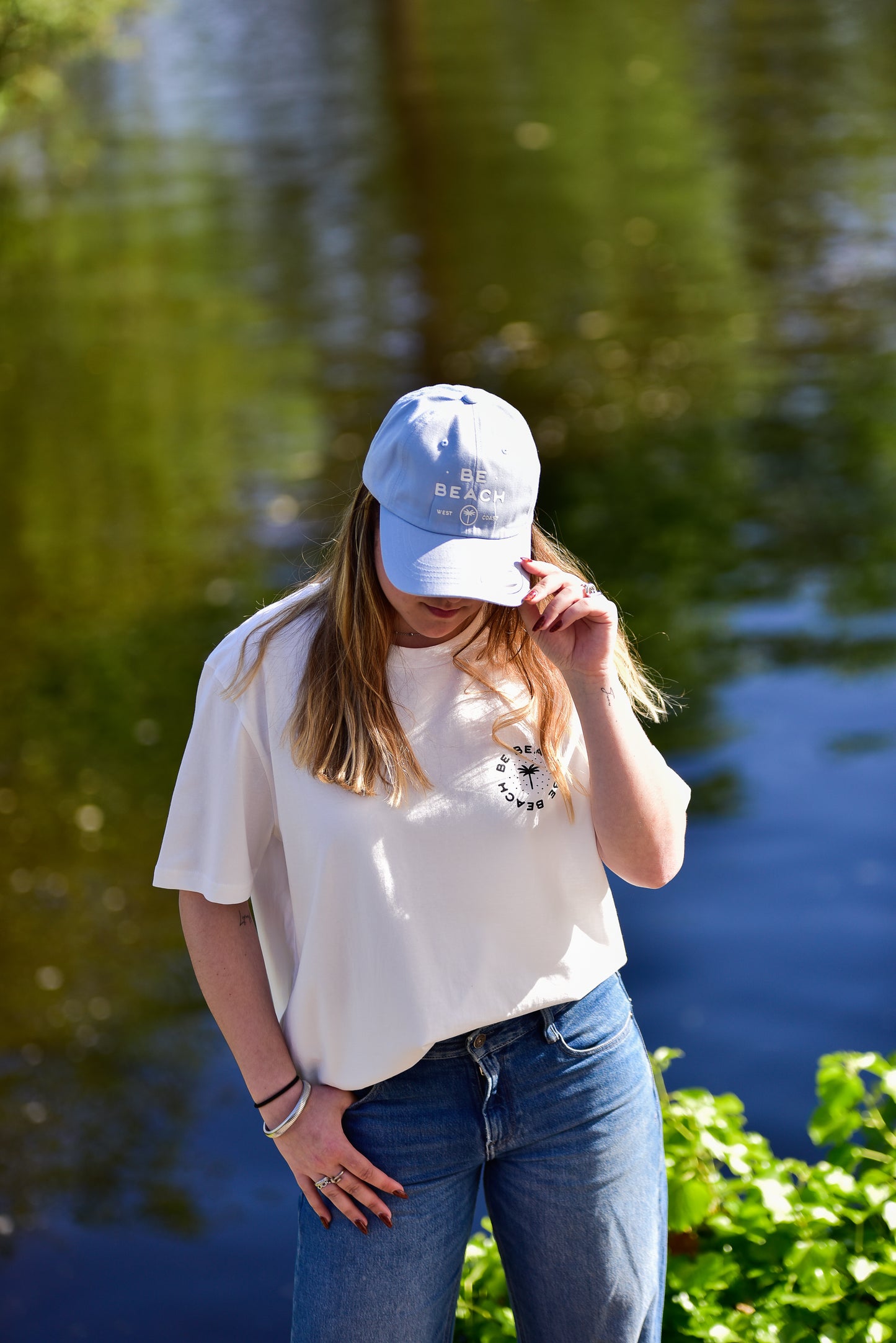 Casquette baseball bleue